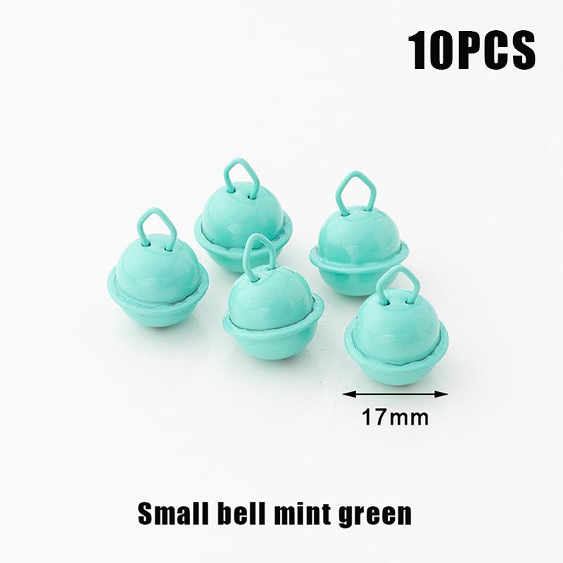 10 szt. 22 mm Kolorowe Malowane Dzwonki Jingle Metalowe Okrągłe Mini Dzwoneczki Ozdoby Dekoracje Wisiorki na Boże Narodzenie Rękodzieło DIY