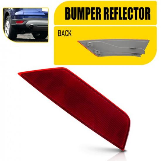 Left Rear Bumper Driver Reflector Light Lamp Fit Ford Escape 2013 2018