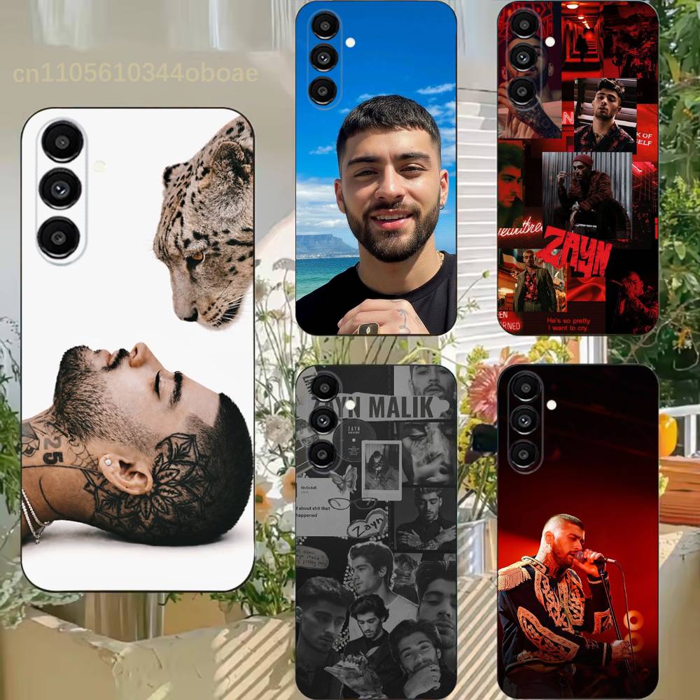 Singer Z-Zayn Phone Case For Samsung S25,24,21,22,23,20,S30,Ultra,Plus,Fe,Lite,Note,5G Black Soft