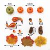 Artificial Pumpkins Set Small Foam Pumpkin Decorating Crafts Fake for