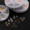 120-1200pcs/Box Lobster Clasp Jump Rings End Clasps Connectors Findings Kits for Bracelet Necklace Jewelry Making Accessories