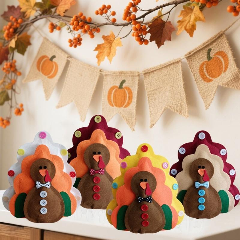 Thanksgiving Turkey Figurine Perfect For Fall Home And Safe Family Gatherings