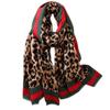 Autumn and Winter Versatile Genuine Tang Yan Printed Satin Cotton and Linen Leopard Print Scarf Women's Shawl