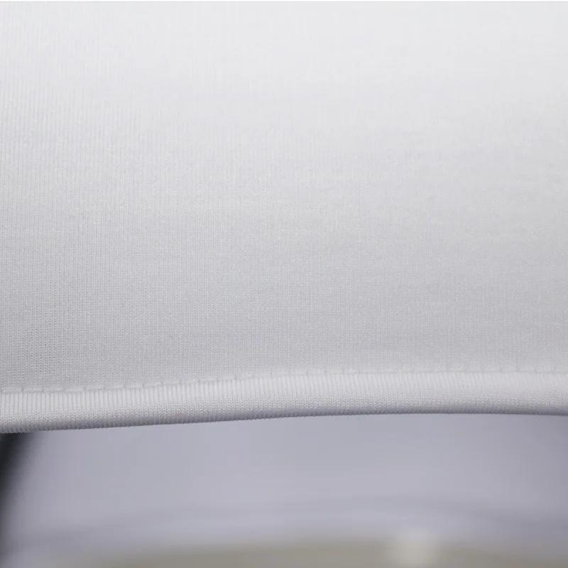 Weißer Stretch Runder Cocktail-Tischbezug 60-80cm Durchmesser Für Hochzeitsfeier Party Hotel Bar Event