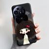 Hülle für TCL 50 NxtPaper 5G / 50 Pro NxtPaper 5G Hülle Luxus Drache Süß Cool Jungen Mädchen Schwarz Matt Weiches Silikon Rückabdeckung
