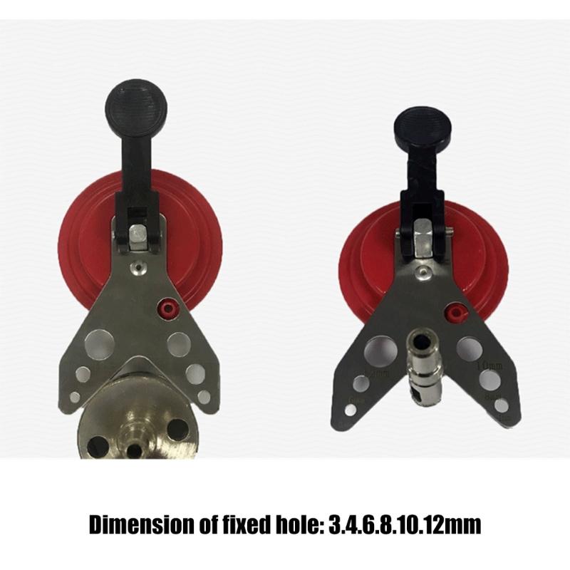 Guida di perforazione efficiente per granito e piastrelle con base a ventosa, strumento di posizionamento per la creazione di fori sicura e precisa
