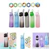 Colorful Flavor Infuser Water Bottle With Seven Aromatic Flavor Rings For Fun Hydration