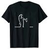 Camisetas de Verano para Unisex Unisex Balum La Linea Camiseta Gráfica Divertida Cómoda Premium Camisetas