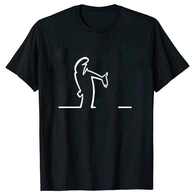 Camisetas de Verano para Unisex Unisex Balum La Linea Camiseta Gráfica Divertida Cómoda Premium Camisetas