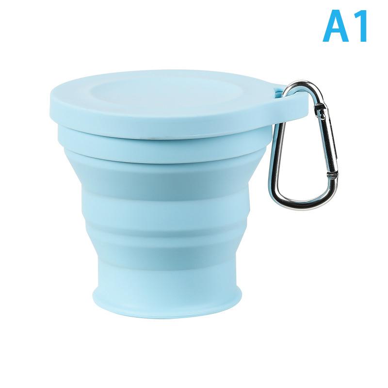 1pc Soft Silicone/Plastic Retractable Folding Water Cup Outdoor Activity Lightweight Drinking Cup Travel Telescopic Collapsible