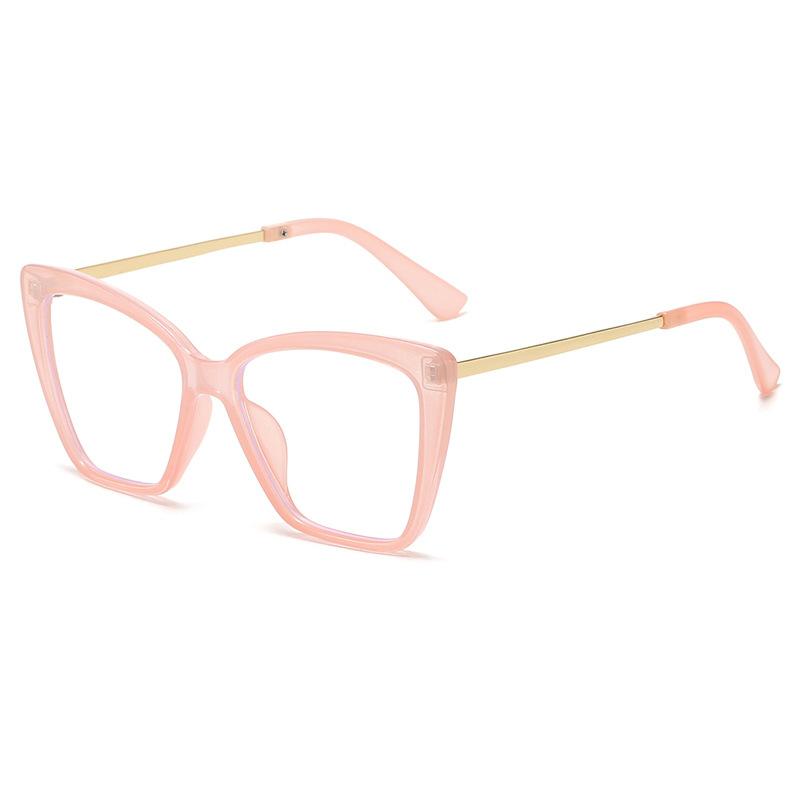 Women's Butterfly Frame  Anti Blue Light  Glasses Metal Frame Resin Lenses Lightweight and Anti Fatigue Glasses for Women