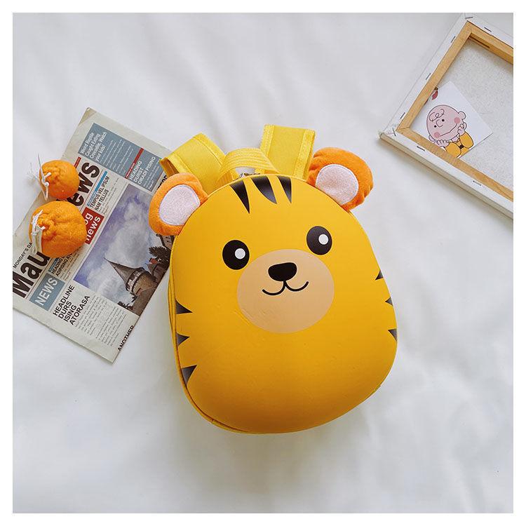 Print Dog Animal Backpack Tiger Schoolbag Lightweight Kindergarten Bag Student
