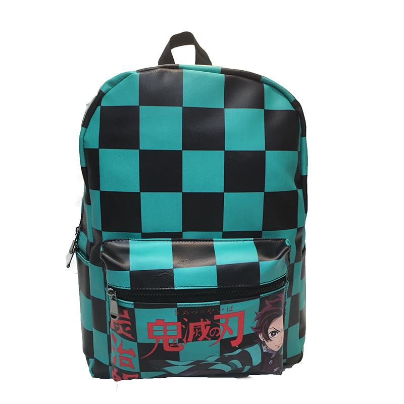 Japan cartoon comics Demon Slayer Fashionable and Unique Travel Backpack Student Shoulder Bag 0002 CLE