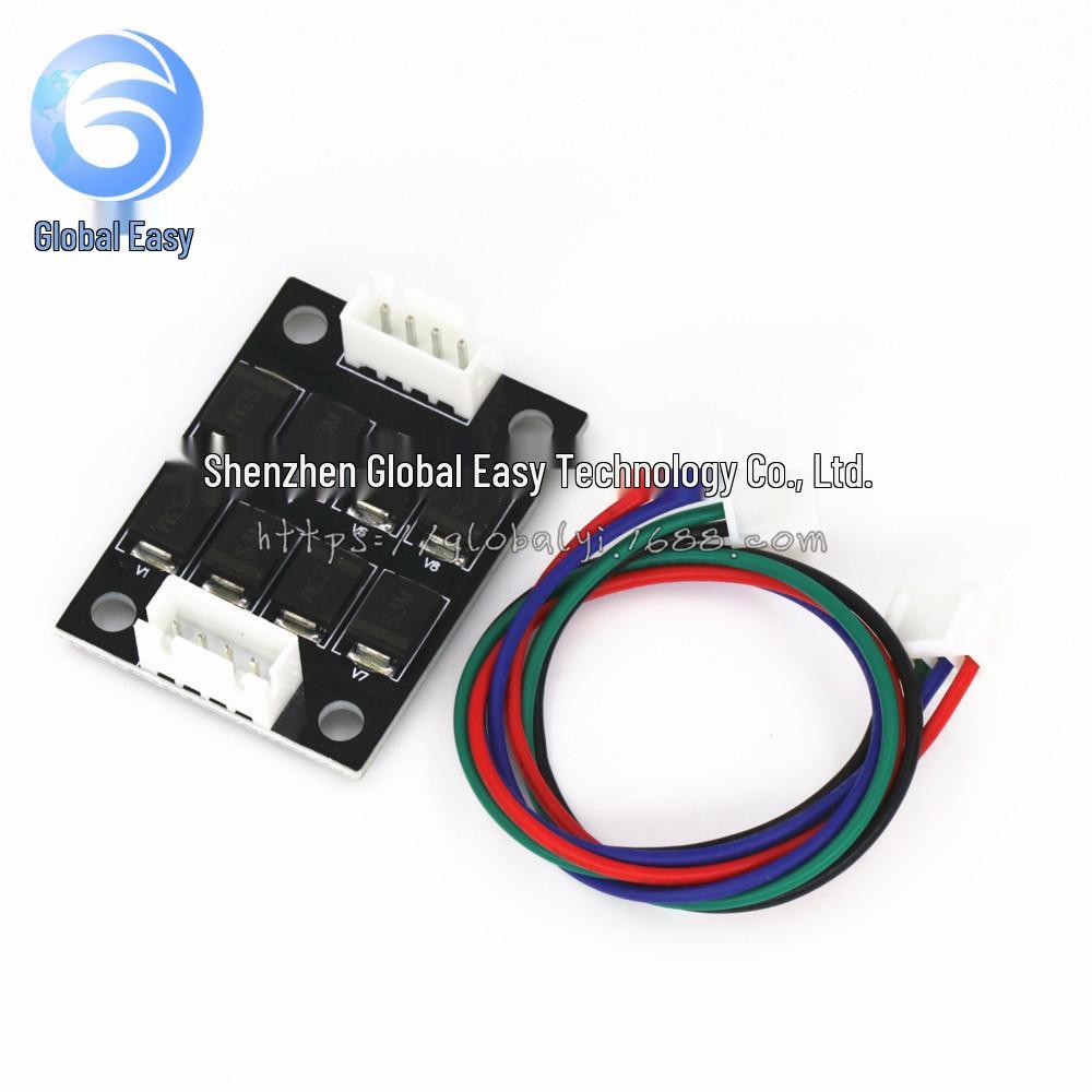 Фильтр для мотора 3D-принтера, антивибрационный, с проводом, 40x30, черная плата