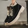 Autumn men's shoes new high-top Martin boots men's trend versatile platform non-slip sports casual short boots tooling shoes