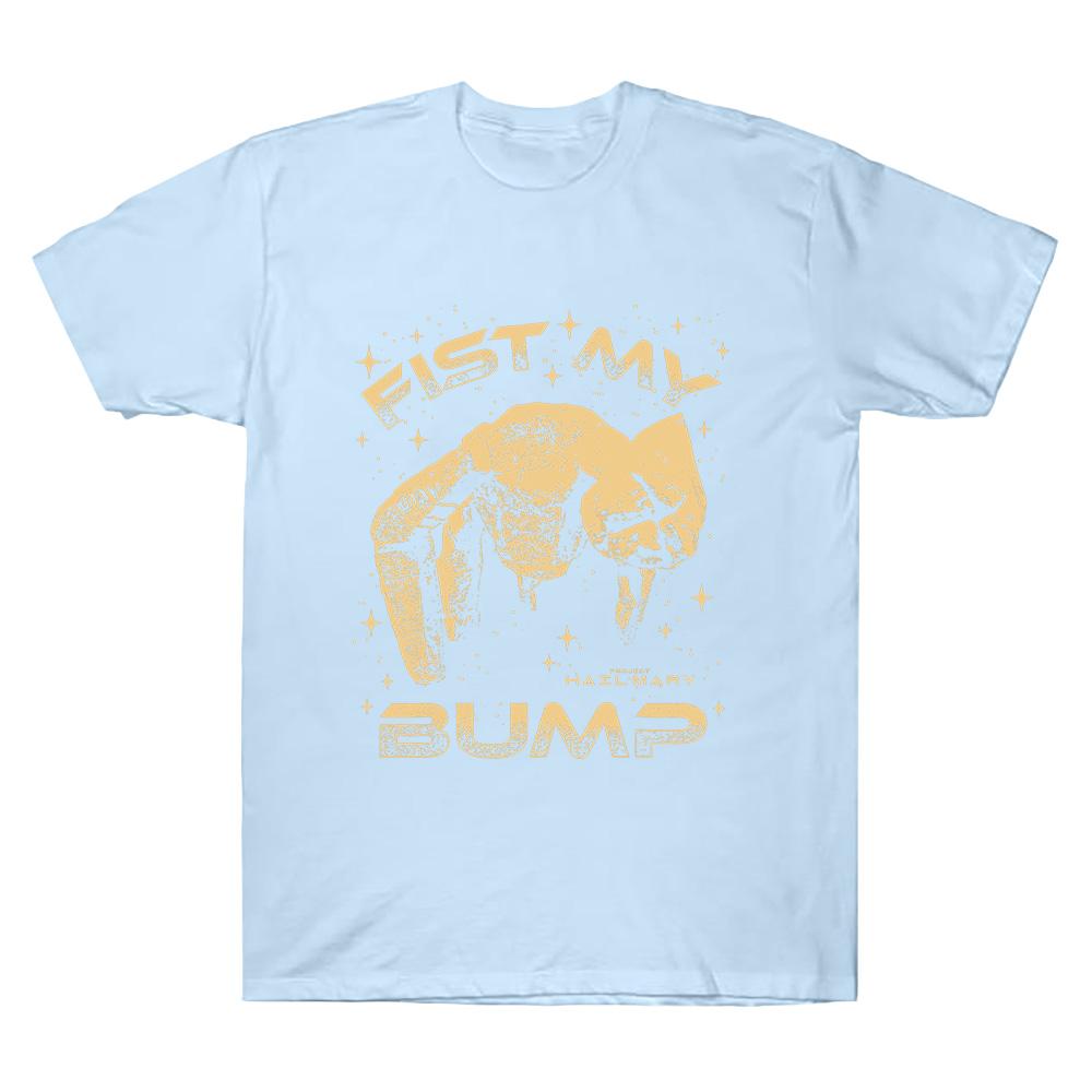 Project Hail Mary Fist My Bump Rocky Alien Sci-Fi Lover Gift T Shirts Retro Vintage T-shirts Men Fashion Tees 100%Cotton Funny T-shirt summer Tops