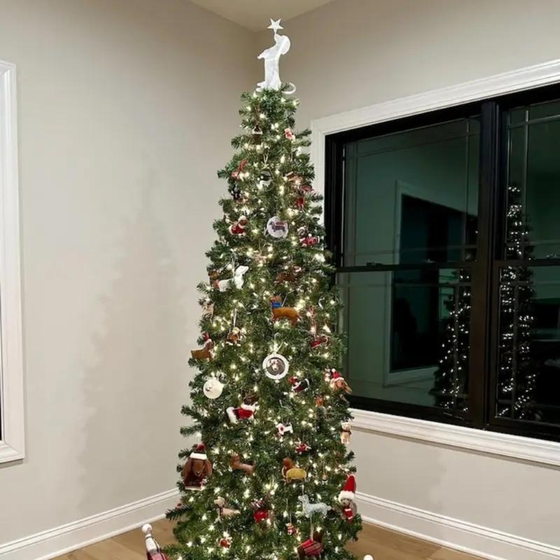 Christmas Dachshund Dog Tree Leader | Dachshund Dog Christmas Tree Home Decoration | Sweet  Ornament Puppy Holiday Party Decor for Family Canine Lover