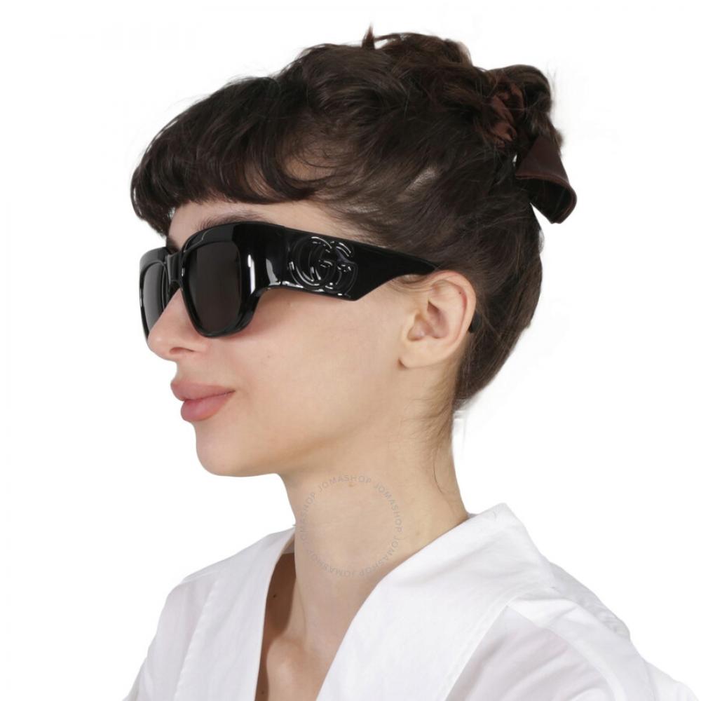 Gucci Grey Square Ladies Sunglasses Gg1545s 001 53