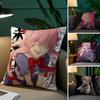 Anime Girl G-Gasai Yuno Pillow Case Plush Fabric Soft Pillowcase Double Sided Print Sofa Cushion Cover Throw