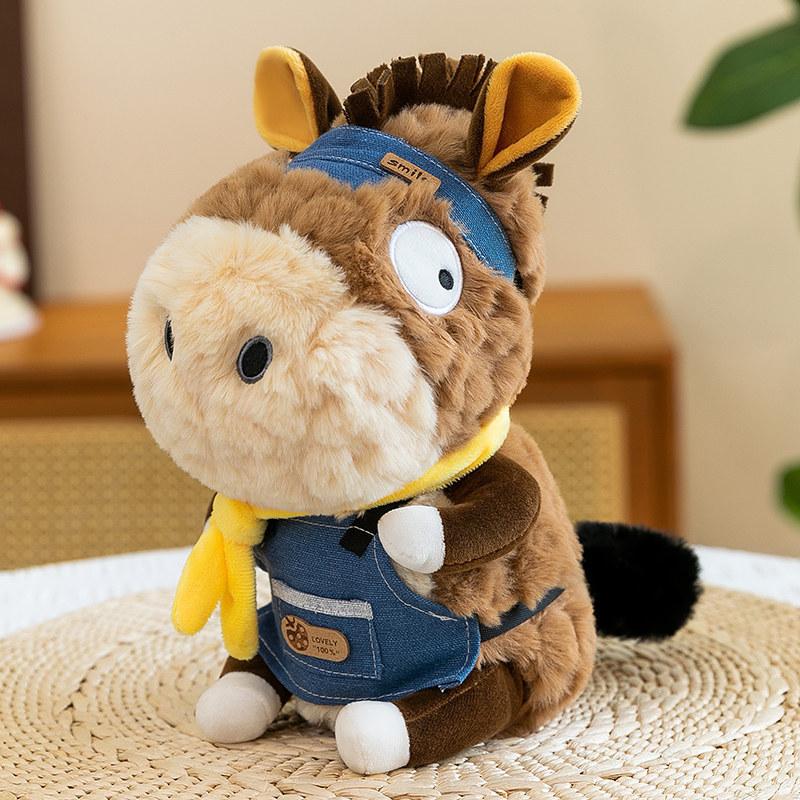 Cute Donkey Plush Toy With Pp Cotton Filling For Kids Sleep Comfort And Gift