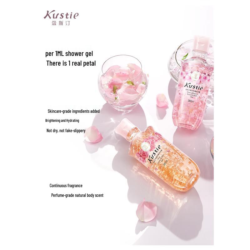 Kustie Flower Petal Shower Gel