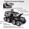 1: 32 Conqueror SUV Mini Toy Car Simulation Alloy Off-Road 8 Wheel Car Inertial Model Sound Lightweight Children's Birthday Gift