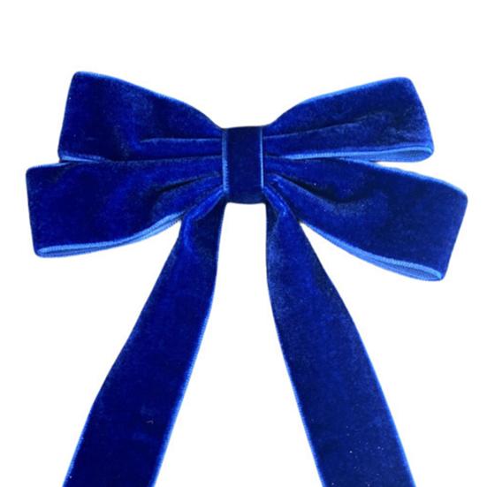 12Pcs Christmas Velvet Bows Rustic Vintage Velvet Ribbon Bows for DIY Crafts Gift Wrapping Tree Garland Wreath Xmas Decoration