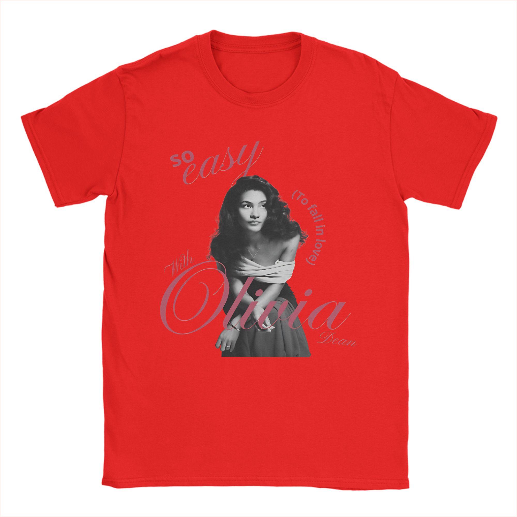 

So easy to fall in love with Olivia Dean T Shirt Summer Popular TShirts Unisex Cotton O Neck Oversize Tees ShortSleeve Tops S