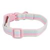 Dog Collar Fashion Stripes Polyester Comfortable Durable Adjustable Pet Collar for Small and Medium Dog