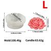 3D Peony Flower Shape Silicone Candle Mould DIY Flower Plaster Handmade Soap Aromatherapy Candle Making Tools