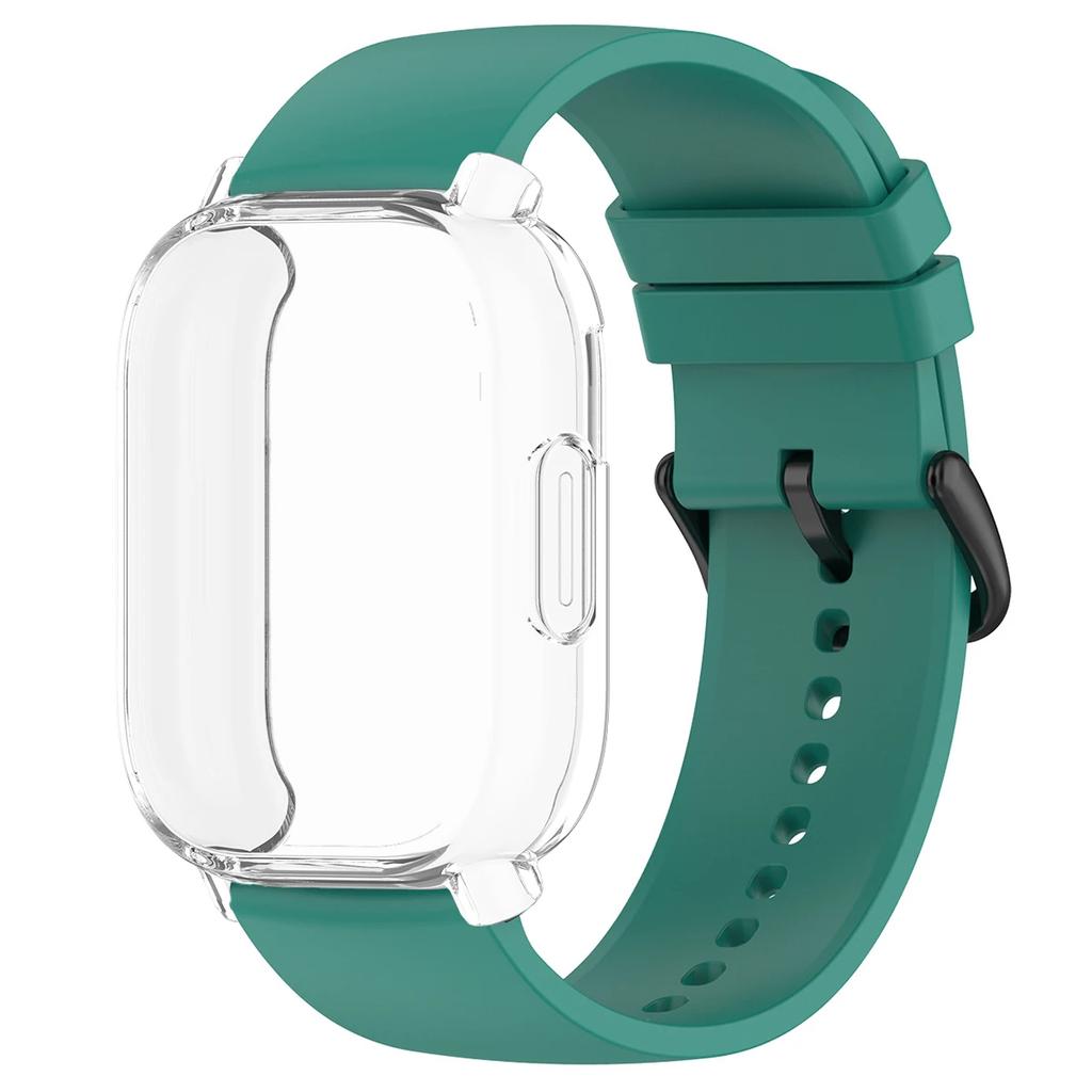 22mm Silicone Strap With Case For Xiaomi Redmi Watch 5 Active Lite Smart Watch Wrist Band And Case For Redmi Watch 5 Lite Active