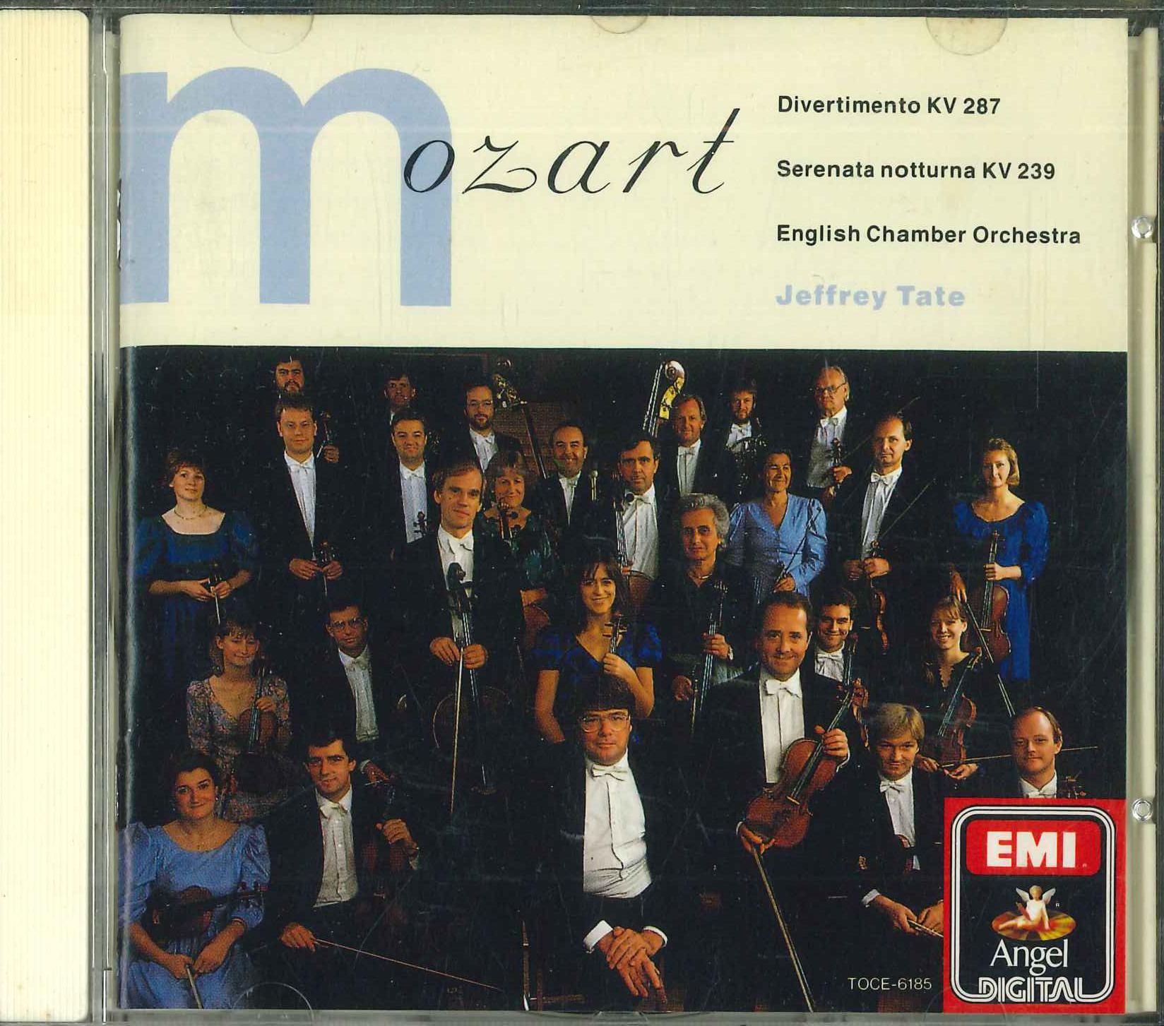 

CD JEFFREY TATE - Mozart Divertimento No.15 TOCE6185 EMI 1991 Japan Classical Used