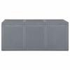 VidaXL Garden Storage Box Grey PP Rattan 270 L 364061