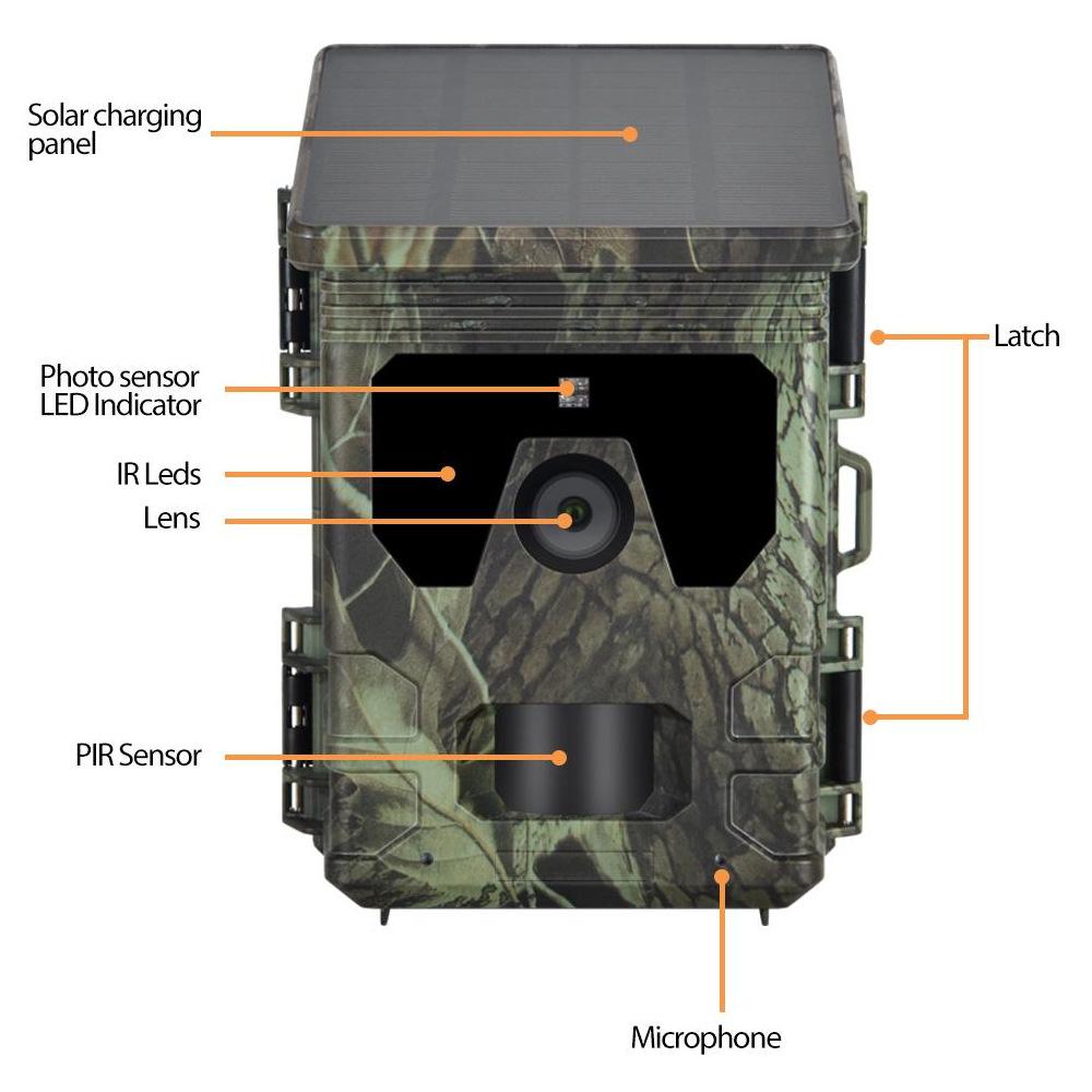 New hunting camera 4KWiFi600Pro with APP remote mobile phone control to view photos/videos at any time