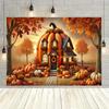 1 Piece  Thanksgiving Pumpkin House Banner  Holiday Design | Durable Decoration  Halloween Decoration