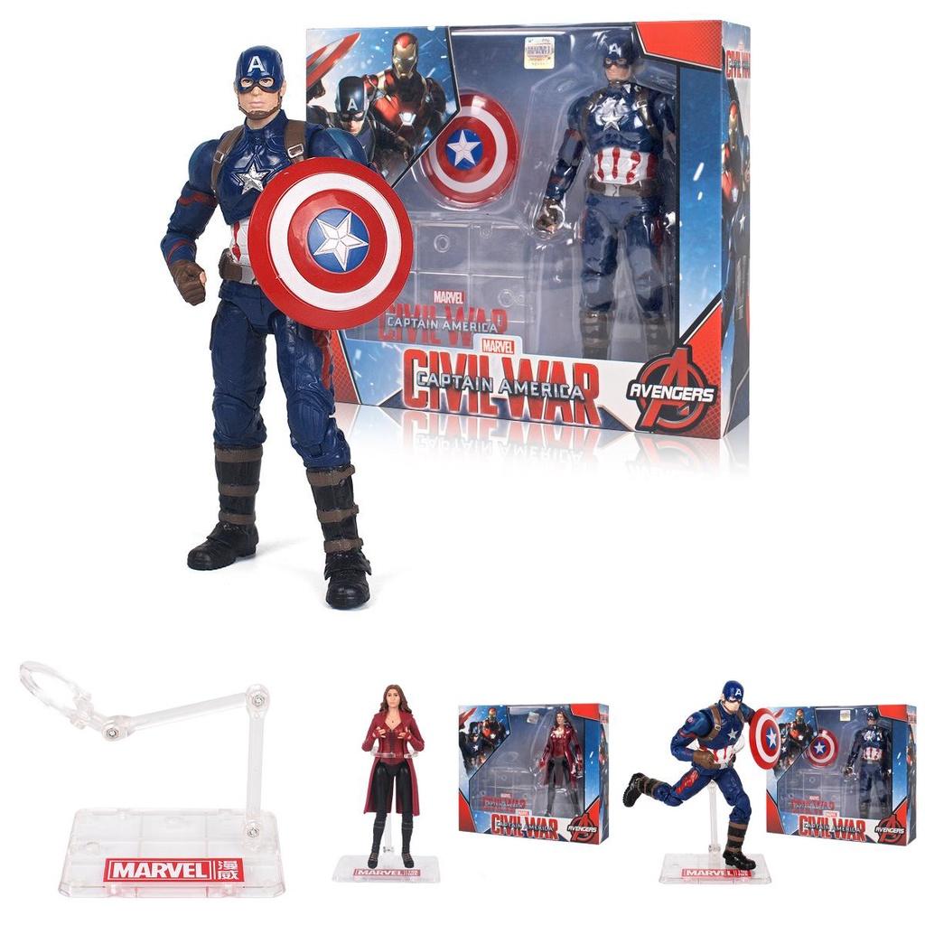 Figura Coleccionable de Superhéroe Marvel con Articulaciones Móviles y Base de 6.7 Pulgadas de Altura