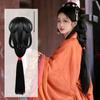 Wei Jin Style Hanfu Headdress Wig Bun with Hair Accessories