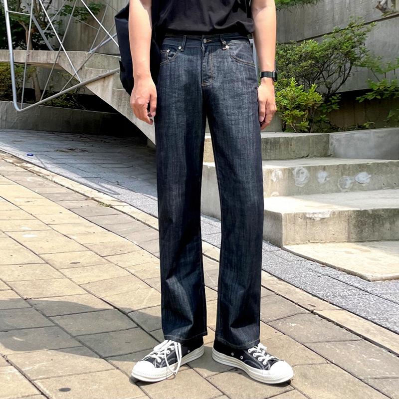 Jeans Men's Summer Loose Trend Casual Wide Leg Pants Retro Versatile Straight Pants