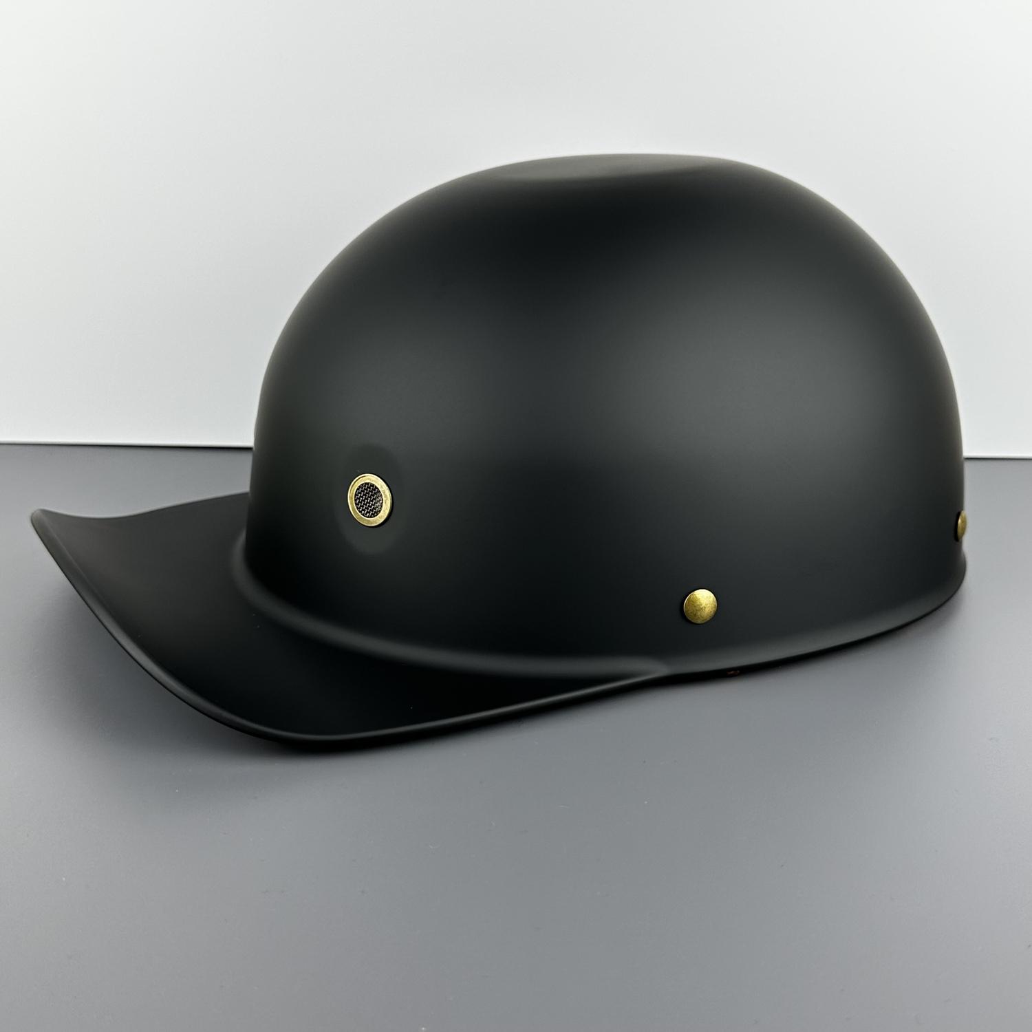 

Ретро шлем-половинка для мотоцикла с открытым лицом, унисекс, винтажный стиль, кепка-бейсболка для скутера, полушлем для чоппера, электромотоциклов XXL