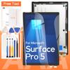 Kit de Reparo de Substituição de Painel LCD A-MIND para Microsoft Surface Pro 5 1796, 12,3 polegadas V1.0 6870S-2403A LP123WQ1(SP)(A2) Tela LCD 2736x1824,