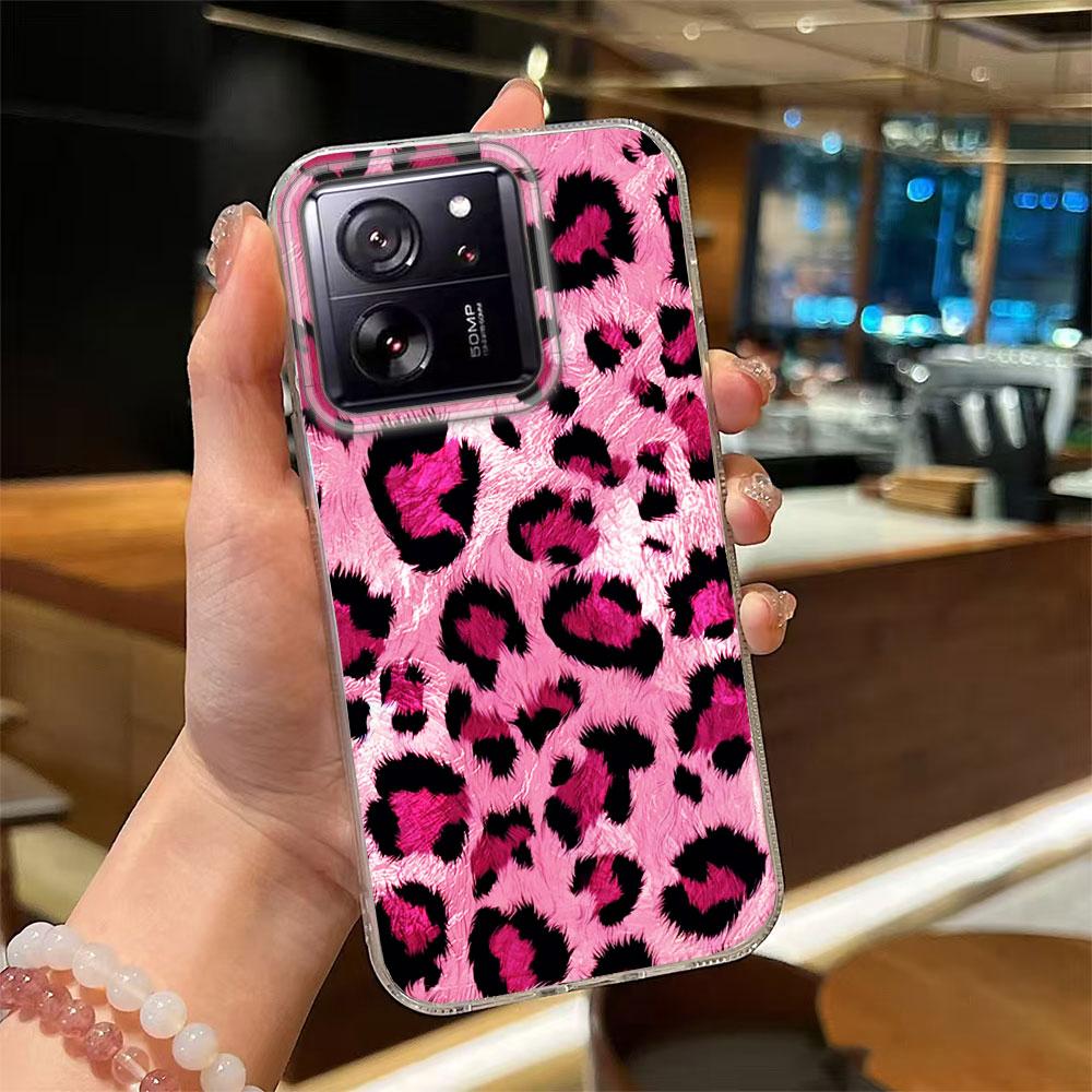 Ciemny Kolor Szylkretowy Bursztynowy Błyszczący Pokrowiec na Telefon dla Xiaomi 13T 14T 11 Lite NE Poco X5 M6 Pro X6 X7 X3 Pro NFC C65 C61 M5S