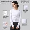 Women's Quick-Dry Long Sleeve Yoga Top for Outdoor Cycling and Running in Autumn/Winter