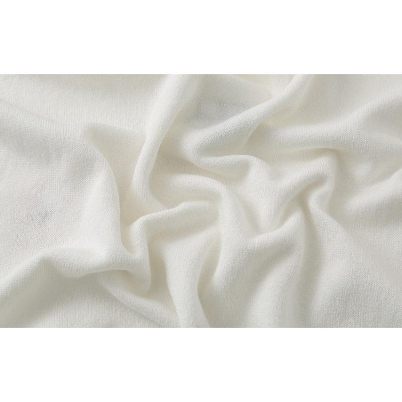 Damen Rundhals-Oberteil Damen Bestickter Strickpullover Molliges Mädchen Lässig Locker Kurzarm-T-Shirt