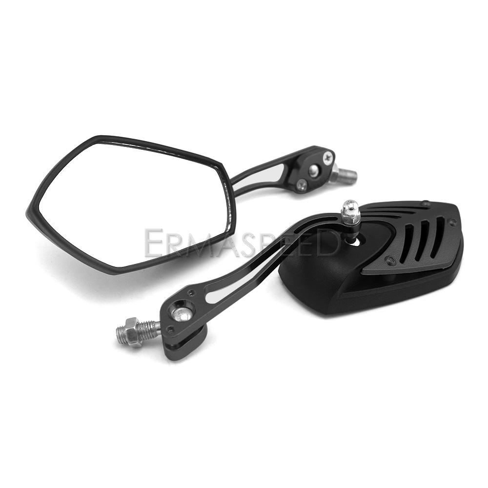 Oglinzi retrovizoare pentru motociclete Oglinzi retrovizoare laterale pentru ghidon universal reglabile de 22 mm pentru scuter E-bike