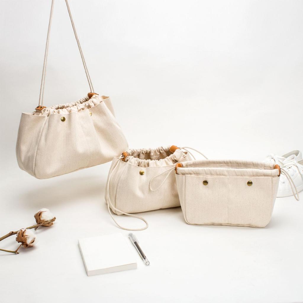 YONBEN Organizér do kabelky Snadný organizér do kabelky s vnitřními přepážkami tašky Tvarovač tašky Tote Vnitřní vložky organizéru do kabelky, Zip a Taška v tašce (M)