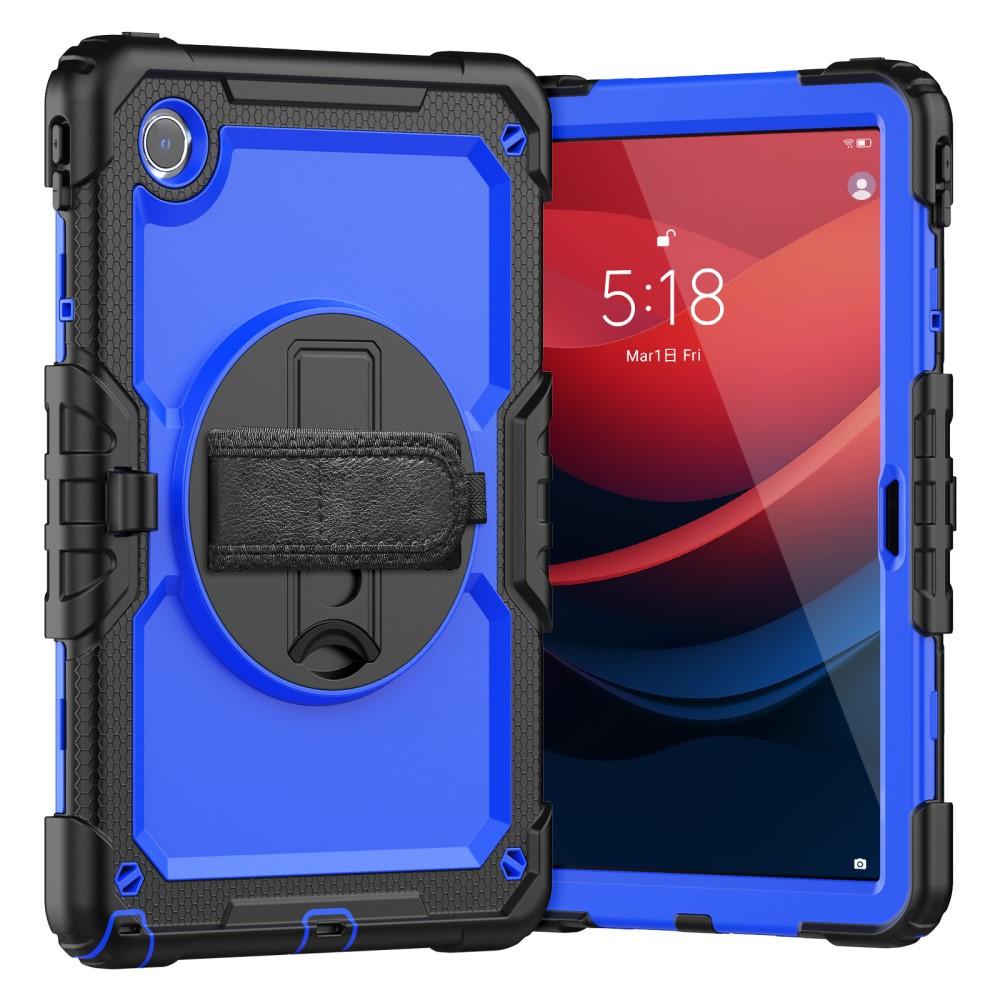 Armored case for Lenovo Tab M11, 360 protection with stylus holder, navy blue