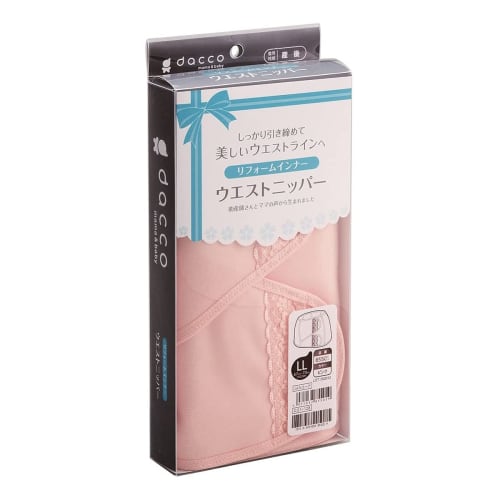 Dacco Postpartum Reform Inner Waist Cincher Ll Size  82   Waist 78cm~86cm Hips 91cm~103cm  Pink 1 Piece