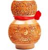 YISHUI Feng Shui Good Luck Goods Peach Tree Gourd Peach Plum Plump Home Inviting Wealth Bagua Taiji Amulet Lucky Charms Ornament (Isui) (Ryuho Seisho)