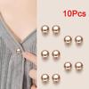 10 ks Perlové knoflíkové špendlíky DIY Dekorativní bezpečnostní krytky knoflíků Pro boty klobouky tašky šály límec Spona na jehlu Pevný špendlík Brož