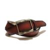 [Tochigi Leather] Belt Tochigi Leather Slider Buckle Mens Casual Gradation Natural Leather Full-Grain Cowhide Made In J